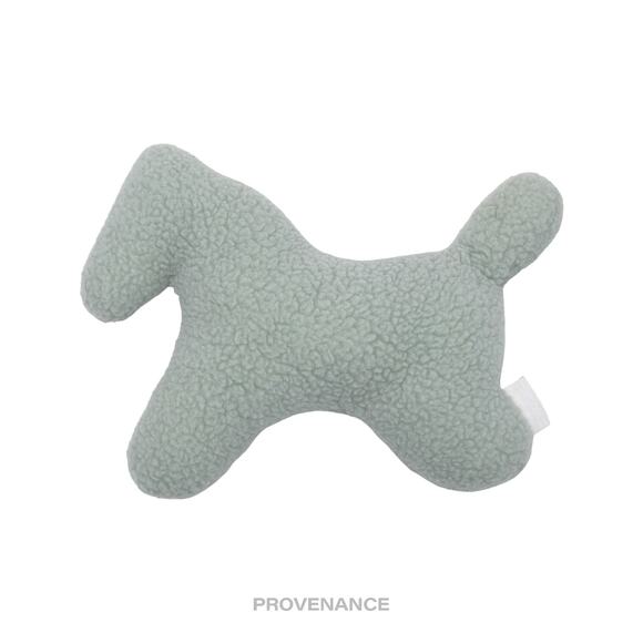 🔴 Hermes Wool Shearling Horse Plush Toy -Powder Blue
